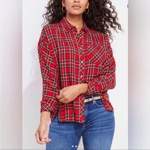 Vineyard Vines button up plaid shirt Size 4